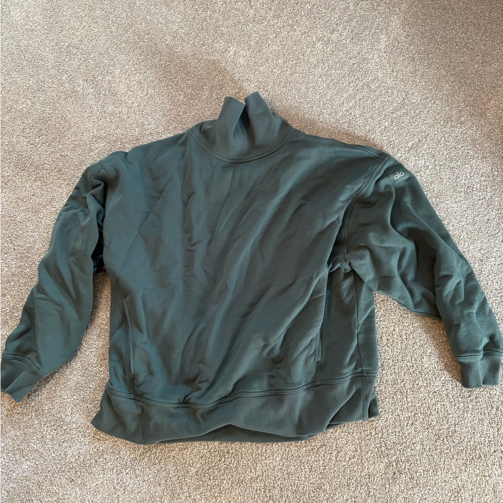 Alo Green Pullover Sweatshirt